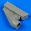 Quickboost Bf 109G-6 correct air intake for Revell műgyanta repülő kiegészítő