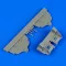 Quickboost Arado Ar 196 float rudders for Revell műgyanta repülő kiegészítő