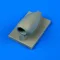 Quickboost Fw 190D-9 air scoop for Hasegawa műgyanta repülő kiegészítő