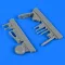 Quickboost Fw 190F-8 tail wheel assembly f.Revell műgyanta repülő kiegészítő