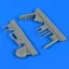 Quickboost Fw 190F-8 tail wheel assembly f.Revell műgyanta repülő kiegészítő