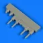 Quickboost He 219A-0/A-2 gun barrels for Revell műgyanta repülő kiegészítő
