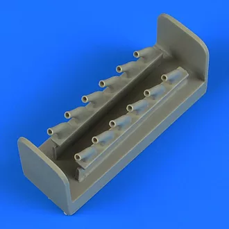   Quickboost P-51D Mustang exhaust for Revell műgyanta repülő kiegészítő