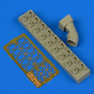   Quickboost I-153 Chaika exhaust for ICM műgyanta repülő kiegészítő