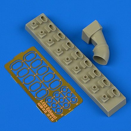 Quickboost Polikarpov I-153 Chaika exhaust (ICM)