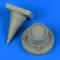 Quickboost MiG-21 NF Fishbed J correct radome for Trumpeter műgyanta repülő kiegészítő