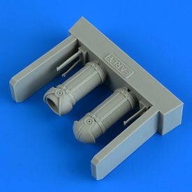   Quickboost Messerschmitt Bf-109F-4/Bf-109G-2 tropical filter - early version (Revell, Trumpeter)