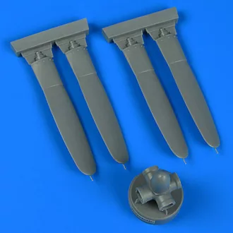   Quickboost P-47 Thunderbolt propeller Curtiss electric f.Trumpeter műgyanta repülő kiegészítő