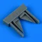 Quickboost F-4C/D Phantom II vertical tail air inlet for Tamiya műgyanta repülő kiegészítő