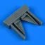 Quickboost F-4C/D Phantom II vertical tail air inlet for Tamiya műgyanta repülő kiegészítő