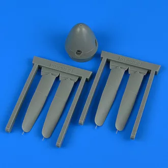   Quickboost P-51D/F-51D Mustang Hamilton standart propeller for Revell műgyanta repülő kiegészítő