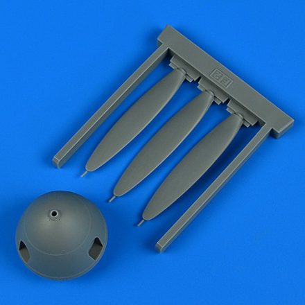 Quickboost Messerschmitt Bf-109F-2 propeller (Hasegawa, Revell)