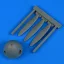 Quickboost Bf 109F-2 propeller for Revell/Hasegawa műgyanta repülő kiegészítő
