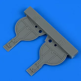   Quickboost Bf 108 undercarriage covers for Eduard műgyanta repülő kiegészítő