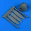 Quickboost Bf 109F-4 propeller for Revell műgyanta repülő kiegészítő