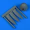 Quickboost Bf 109G-10/K propeller for Revell műgyanta repülő kiegészítő