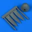 Quickboost Bf 109G-10/K propeller for Revell műgyanta repülő kiegészítő
