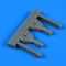 Quickboost F-4 Phantom II fuel dump pipe for Revell műgyanta repülő kiegészítő