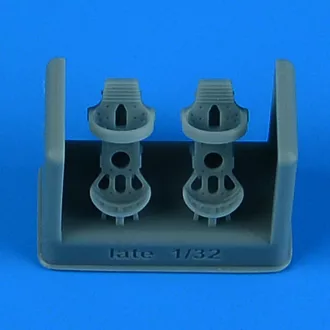   Quickboost German Luftwaffe WWII pedals - late v. műgyanta repülő kiegészítő