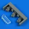 Quickboost Macchi MC.202 Late & C.205 V Serie III - Gunsight San Giorgio Tipo C / Late (Italeri)