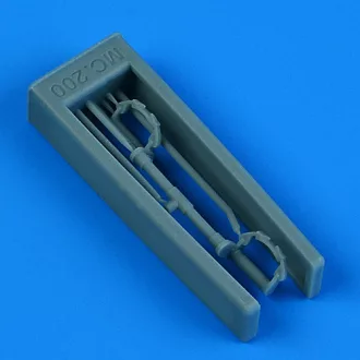 Quickboost Macchi MC.200 - Rudder Pedals (Italeri)