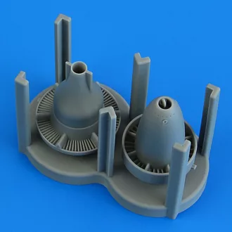   Quickboost He 162A-1/2 detailed fan & engine turbine for Revell/Hobby 2000 műgyanta repülő kiegészítő