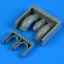 Quickboost Gloster Meteor F.8/FR.9 wheel fenders for Revell műgyanta repülő kiegészítő