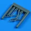 Quickboost Mil Mi-24 wipers for Trumpeter műgyanta repülő kiegészítő