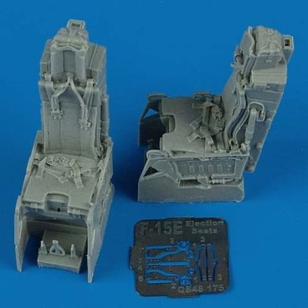Quickboost McDonnell F-15E Strike Eagle Strike Eagle ejection seats with safety belts (Academy, Eduard, Hasegawa, Italeri, Kinetic Model, Revell)