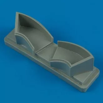   Quickboost P-47 Thunderbolt intercooler exhaust műgyanta repülő kiegészítő