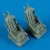 Quickboost Northrop F-5F Tiger II seats with safety belts (AFV Club)