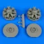 Quickboost North-American B-25 Mitchell engines (Accurate Miniatures, Italeri)