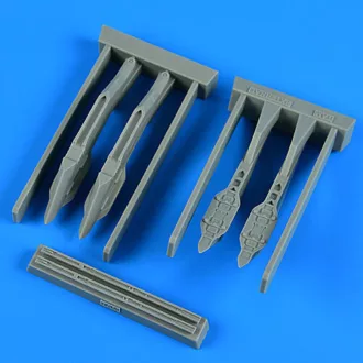   Quickboost F-35A Lightning II pylons & missile launchers TAMIYA műgyanta repülő kiegészítő