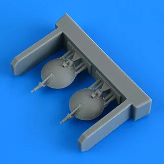   Quickboost Su-25 Frogfoot open parachute covers ZVEZDA műgyanta repülő kiegészítő