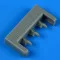 Quickboost F4U-1 Corsair catapult hooks for MAGIC FACTORY műgyanta repülő kiegészítő
