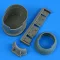 Quickboost Grumman F6F-5 Hellcat - Cowling and Cooling Flaps OPENED (Eduard)
