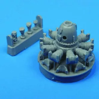   Quickboost F4U-1 Corsair Engine for Tamiya kit műgyanta repülő kiegészítő