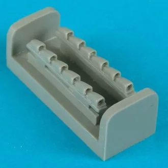   Quickboost Bf 109G exhaust for Fine Models kit műgyanta repülő kiegészítő