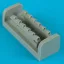 Quickboost Bf 109G exhaust for Fine Models kit műgyanta repülő kiegészítő