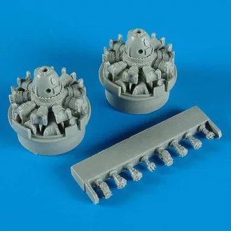   Quickboost P-61A Black Widow engines for Dragon kit műgyanta repülő kiegészítő
