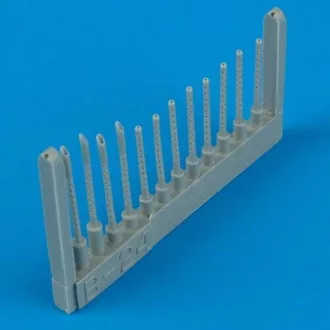   Quickboost B-24J Liberator gun barrels for Academy kit. műgyanta repülő kiegészítő