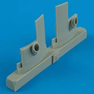  Quickboost TBF-1C Avenger exhaust pipes for Hasegawa műgyanta repülő kiegészítő