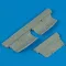 Quickboost F-16 undercarriage covers for Hasegawa kit műgyanta repülő kiegészítő