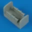 Quickboost Spitfire Mk.V exhaust for Tamiya kit műgyanta repülő kiegészítő