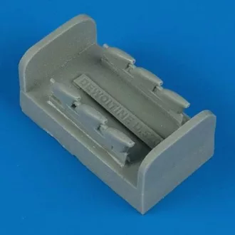   Quickboost Dewoitine D.520 exhaust for Hasegawa kit műgyanta repülő kiegészítő