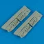 Quickboost BF undercarriage covers for Hasegawa kit műgyanta repülő kiegészítő