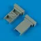 Quickboost Spitfire Mk.XIV wing radiators for Fujimi kit műgyanta repülő kiegészítő