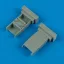 Quickboost Spitfire Mk.XIV wing radiators for Fujimi kit műgyanta repülő kiegészítő