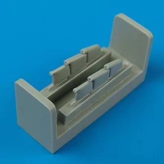   Quickboost Hurricane Mk. I exhaust for Hasegawa kit műgyanta repülő kiegészítő