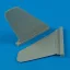 Quickboost F/A-18 Hornet elevators for Hasegawa kit műgyanta repülő kiegészítő